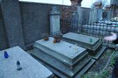 Zaniedbany grób Ludwika Bauera - pierwszego porozbiorowego burmistrza Włocławka